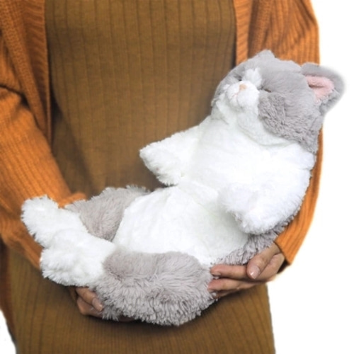 sunlemon 고양이 플러시 장난감 시뮬레이션 인형 피부 친화적 인 부드러운 생일 선물 동물 인형