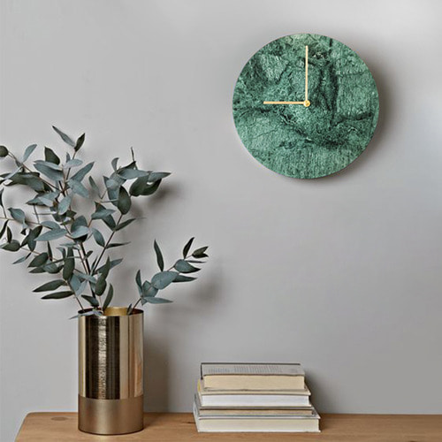 Nordst 천연 대리석 벽시계 간단한 홈 액세서리 전자 시계 수입 북유럽 시계 벽 장식