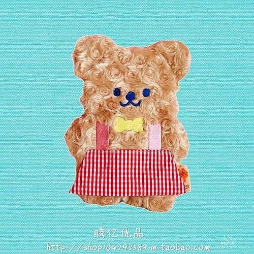 밀크 joy plaid skirt bear plush pencil case 대용량 토끼 귀여운 학생 문구 수납 가방